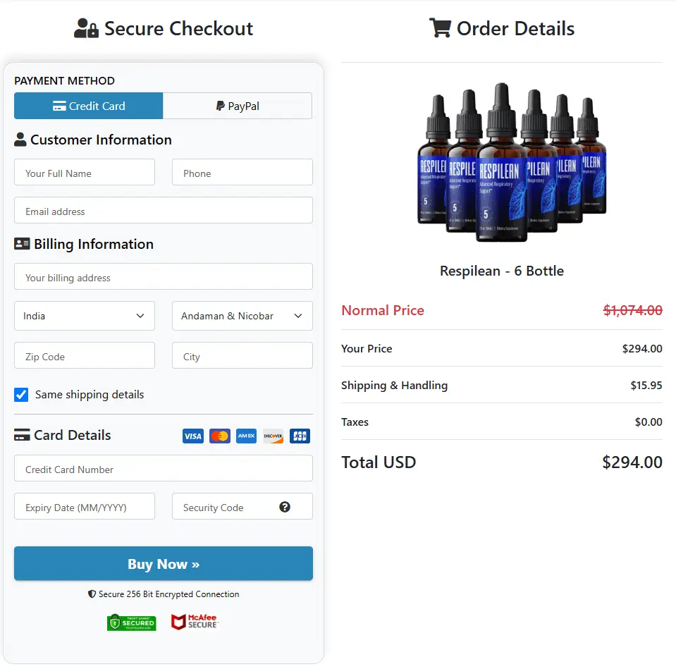 Respilean order